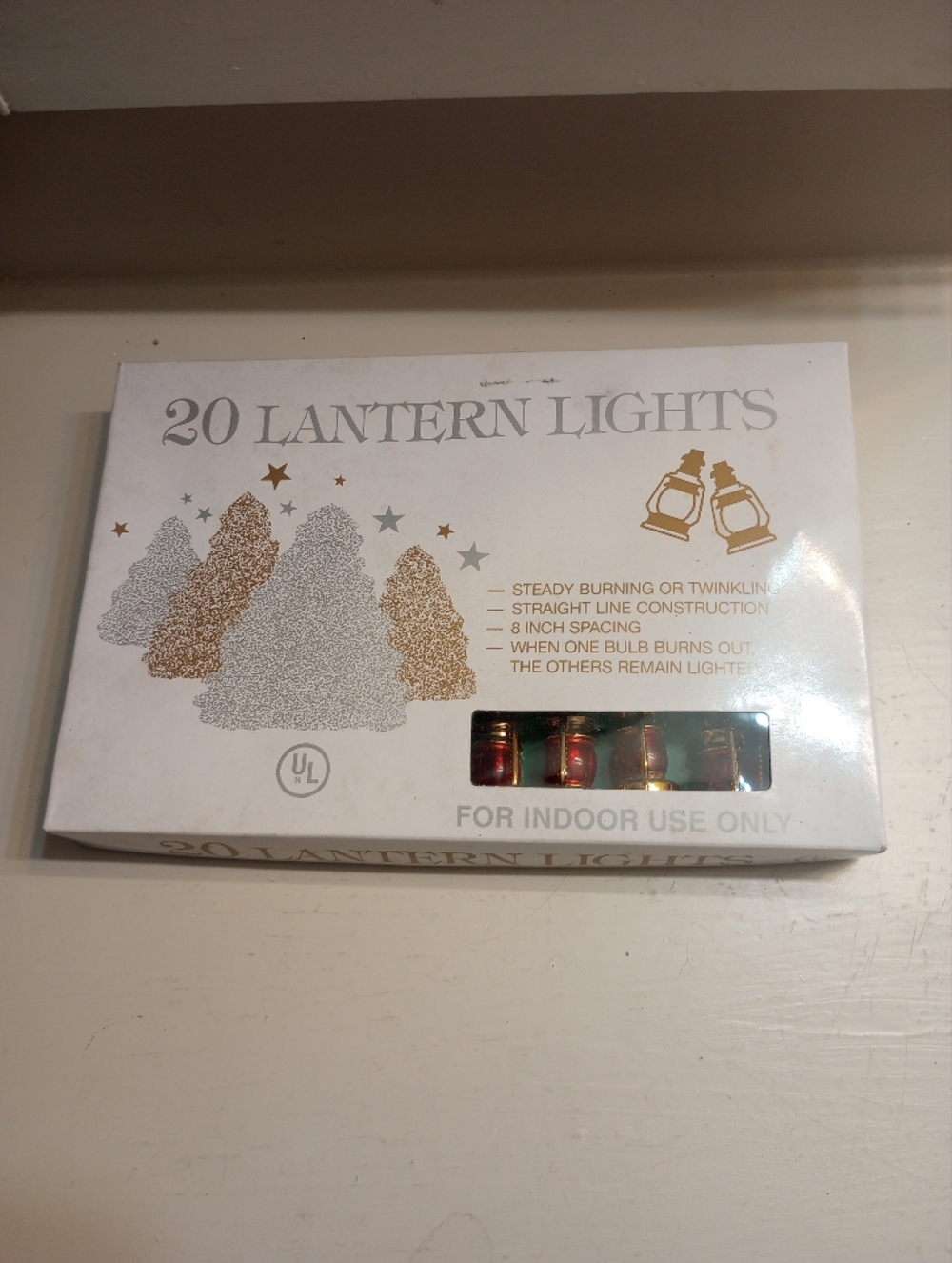 Leco Electric Vintage Set Of 20 Lantern Light Set New In Box